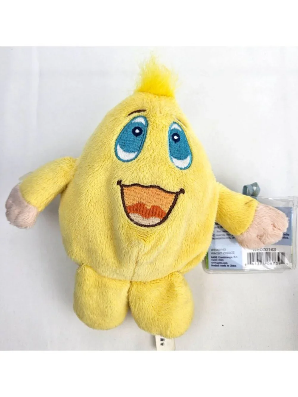 Webkinz GANZ Wacky Zingoz Plush Toy Stuffed Animal with Sealed Code with sound